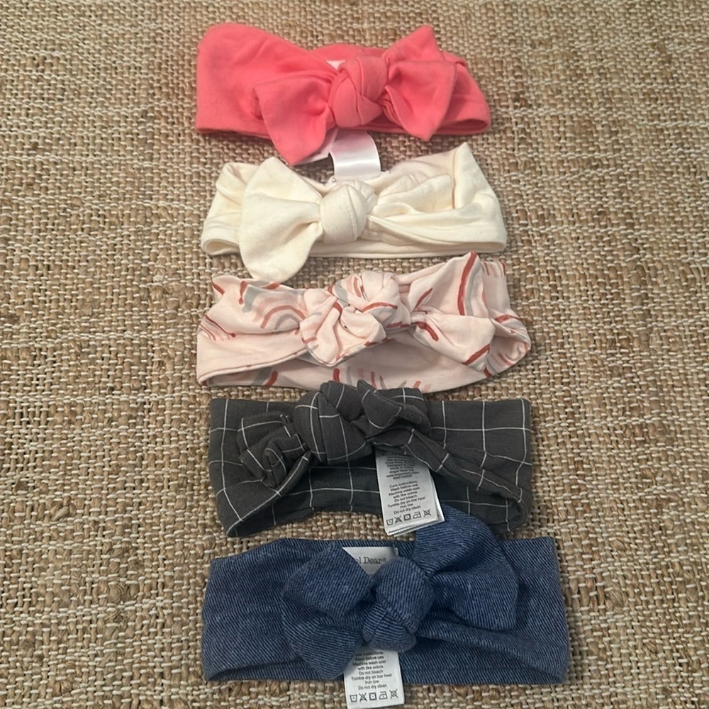 Angel Dear Baby Girls Headband Bundle